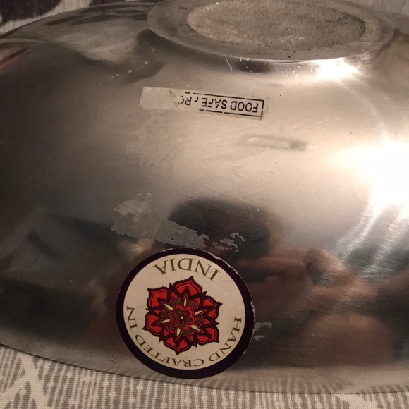 Metal green bowl - Picture 3 of 4